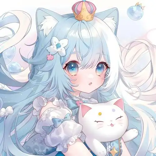 影迷头像：银杏叶轮廓的浅色插画